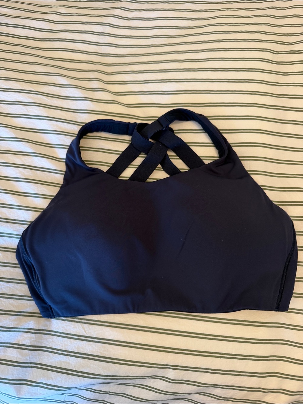 Lululemon Energy Bra *High Support B-DDD Cups, 34D, Navy